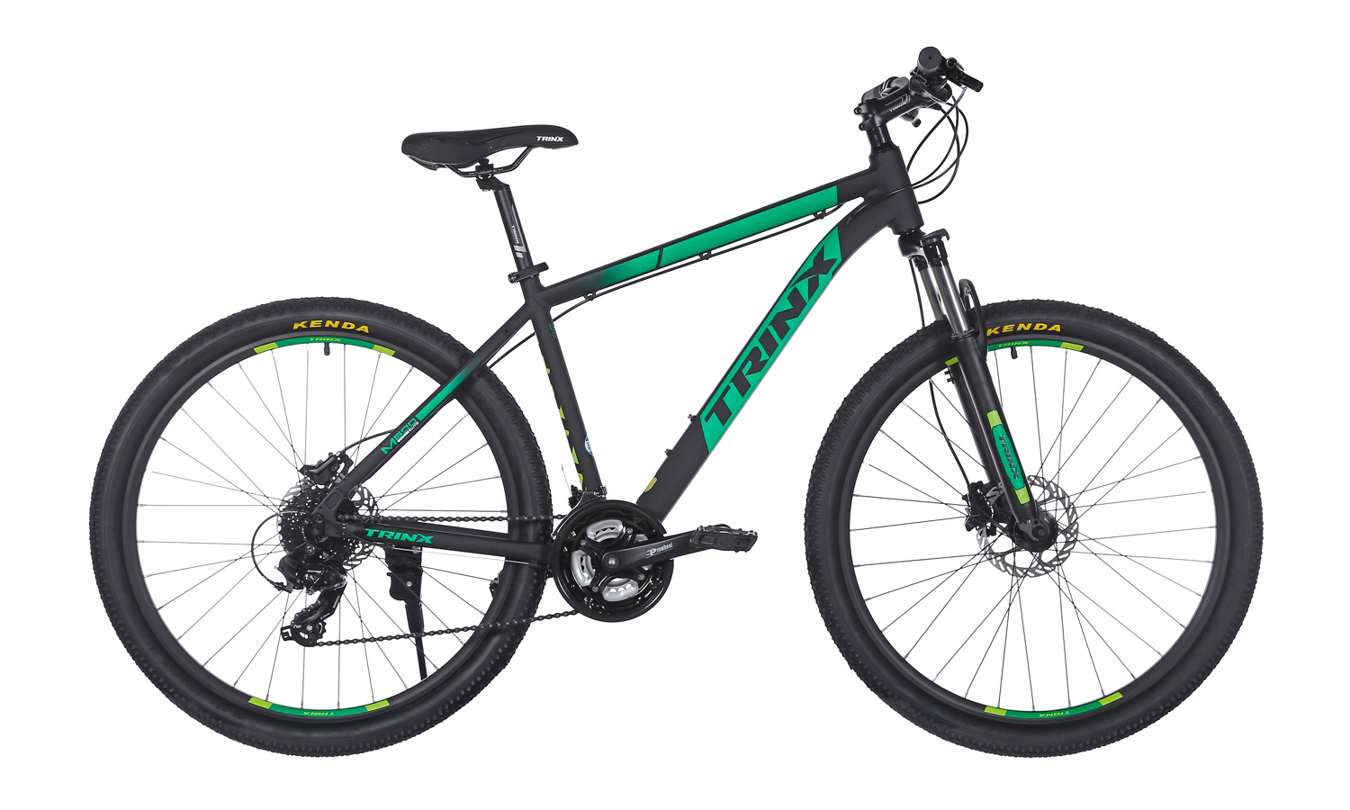 Фотография Велосипед 27,5" Trinx M600 Elite (2019) 2019 Черно-зеленый